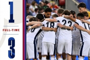 歐青賽1/4決賽英格蘭淘汰西班牙，賽后雙方球員爆發(fā)沖突