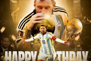 ??【祝福帖】梅西今天迎來38歲生日！來送上你的祝福