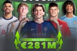 生意經(jīng)??伯恩茅斯1.05億歐引進(jìn)5人 近年陸續(xù)賣給各豪門收2.81億