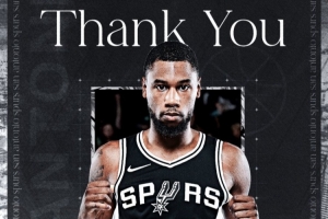 馬刺官推告別韋斯利：感謝你在圣城精彩的3年 祝你在奇才一切順利