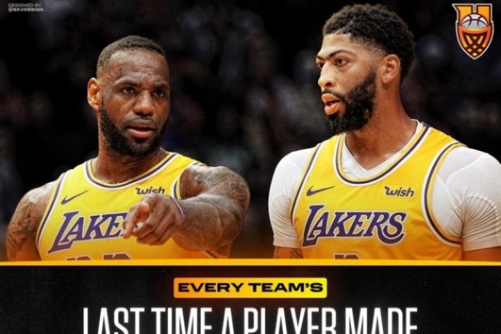 NBA30隊(duì)上次有球員入選一陣時(shí)間！有沒(méi)有讓你感到驚訝的？