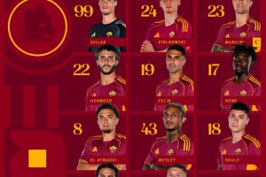 羅馬歐聯杯首發(fā)：迪巴拉、蘇萊出戰(zhàn)，齊米卡斯、沙拉維替補