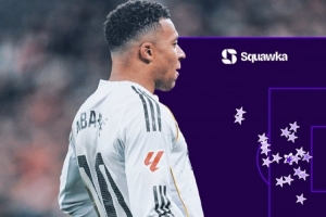 姆巴佩各項賽事打進25球是本賽季五大聯(lián)賽首人，僅耗時20場