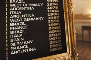 明晨抽簽！世界杯官方曬歷屆冠軍：快要到新名字出現(xiàn)的時(shí)候了...