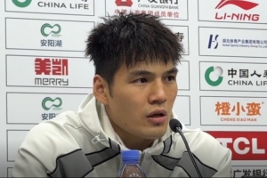 陳國豪談怒吼：前幾場不在自己節(jié)奏有點壓抑 教練讓我保持自信