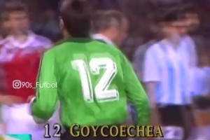 名場面：90年意大利之夏，臨危受命的阿根廷替補(bǔ)門將戈耶切亞！
