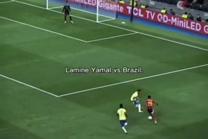 場上最花哨的怎么在對(duì)面？亞馬爾此前對(duì)陣巴西的個(gè)人集錦！